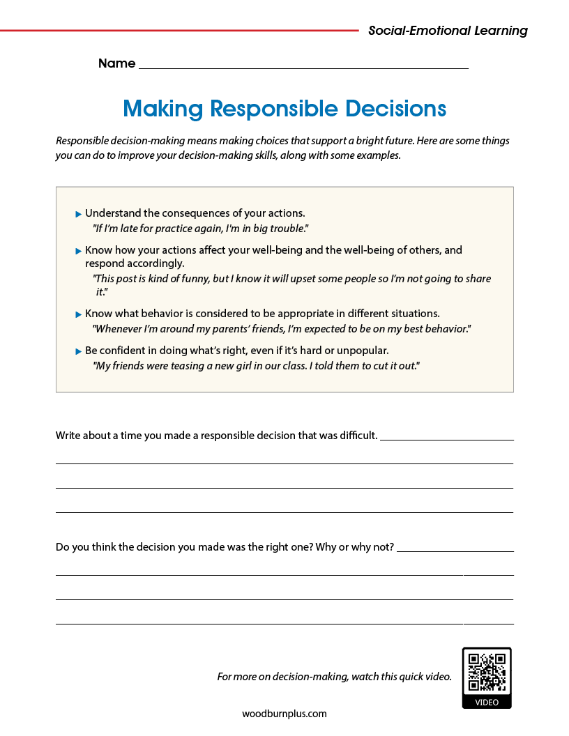 Making Responsible Decisions