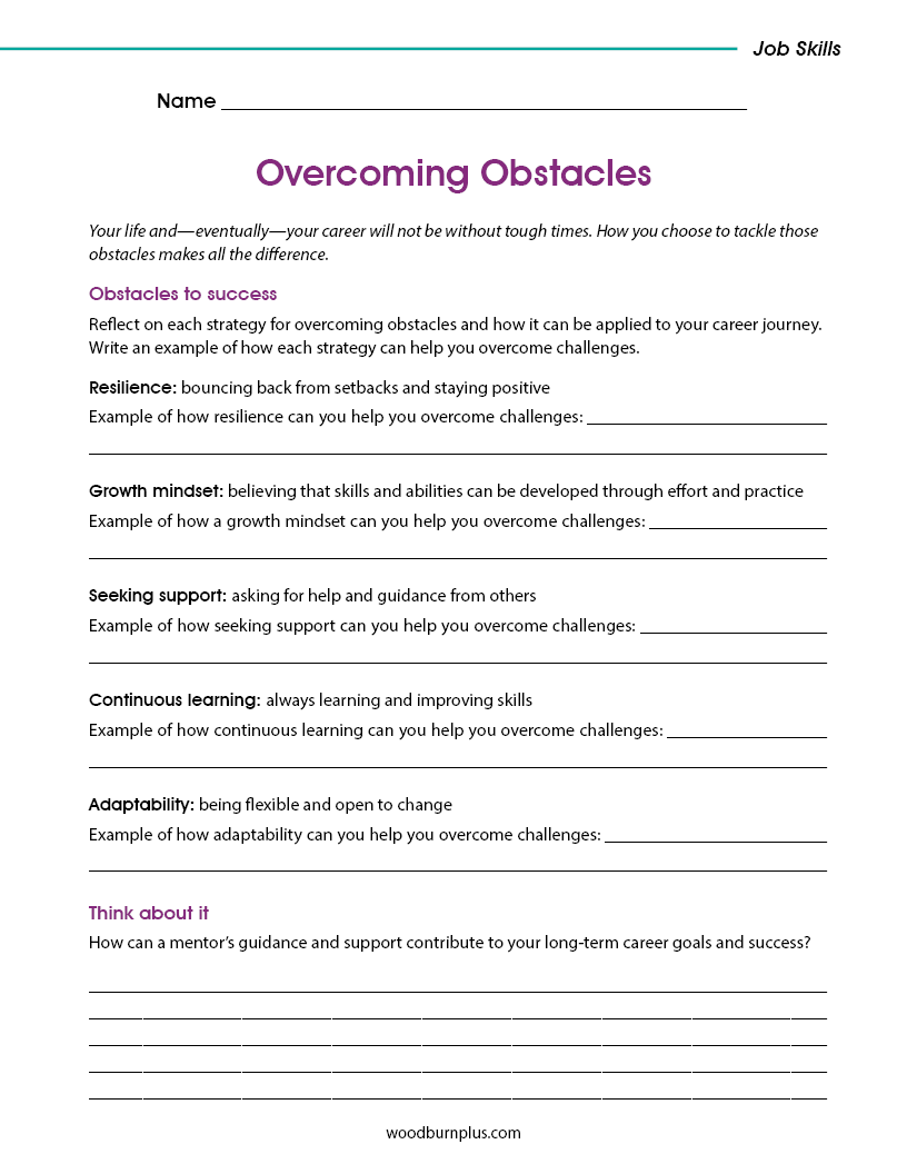Overcoming Obstacles
