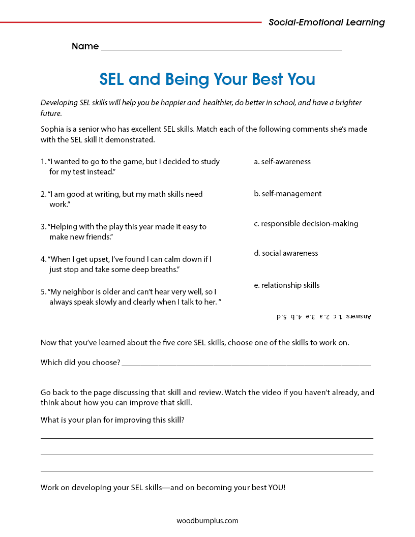 SEL and Being Your Best You