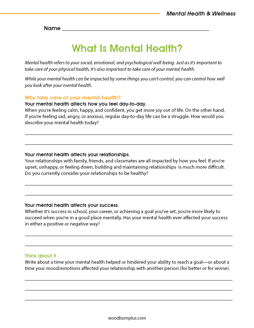 What Is Mental Health?