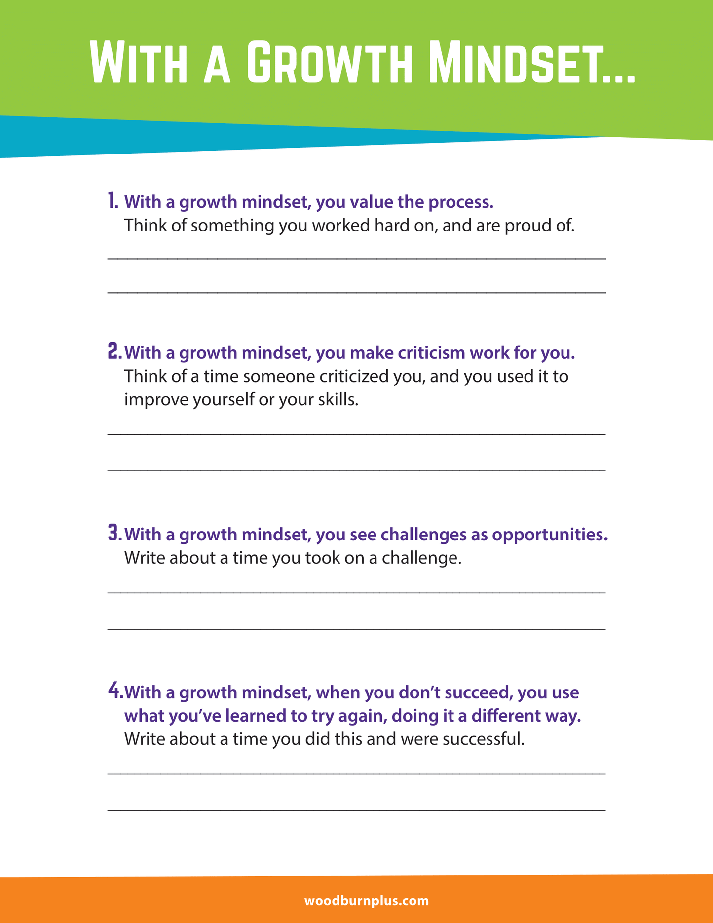 With a Growth Mindset