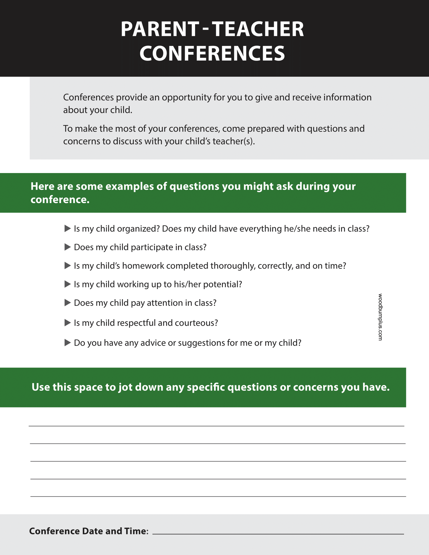 Parent Teacher Conferences