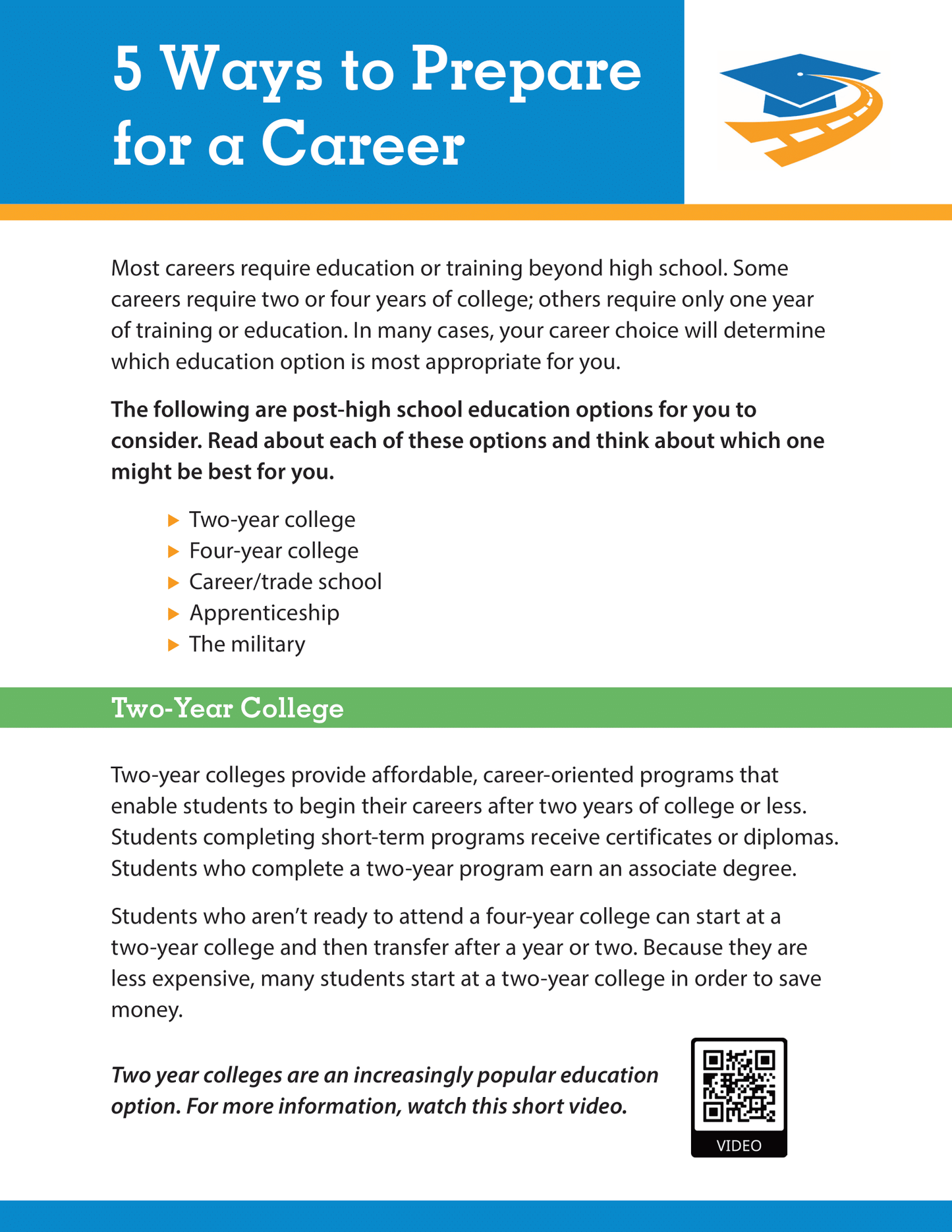 5 Ways to Prepare for a Career