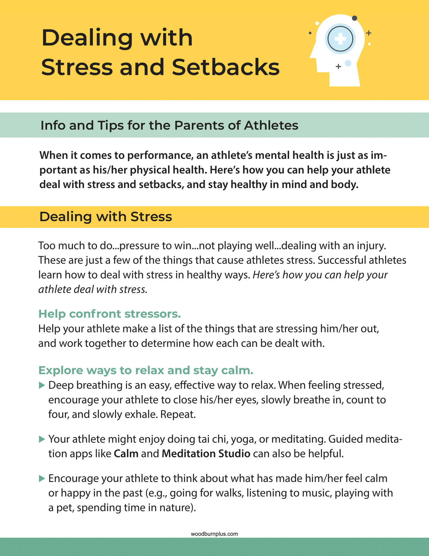 Dealing with Stress and Setbacks