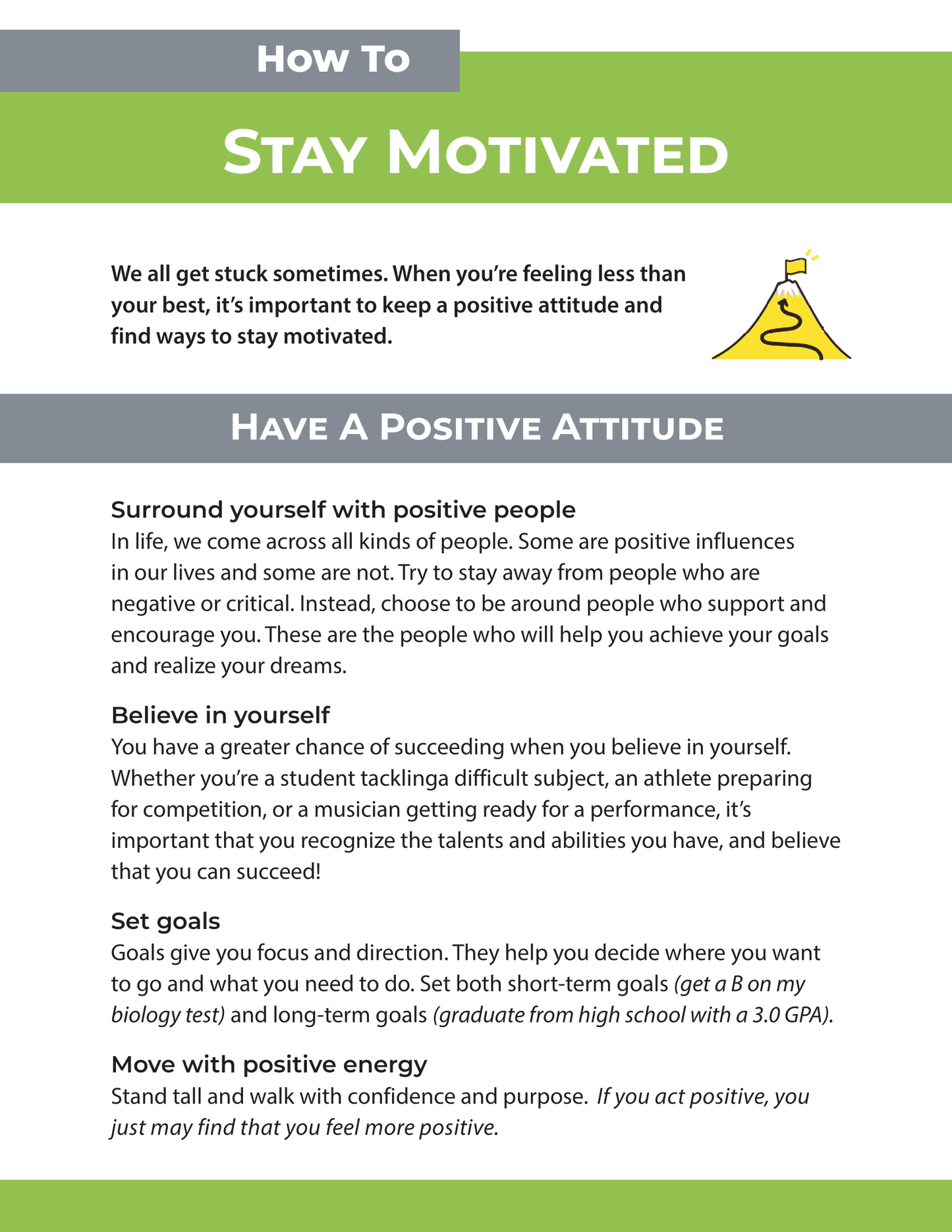 How to Stay Motivated