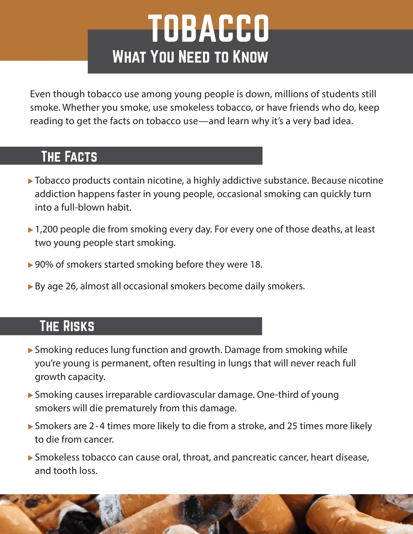 Tobacco - What You Need to Know