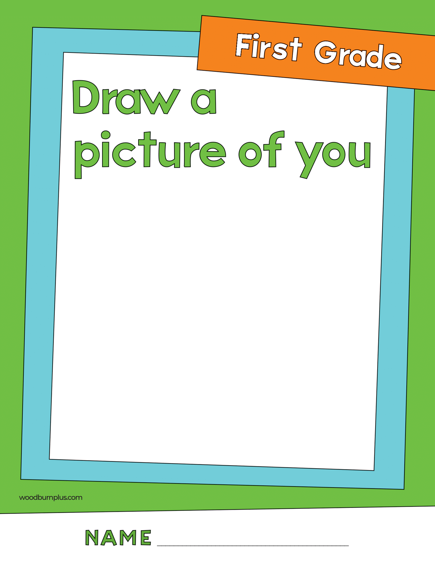 First Grade - Draw a Picture of You