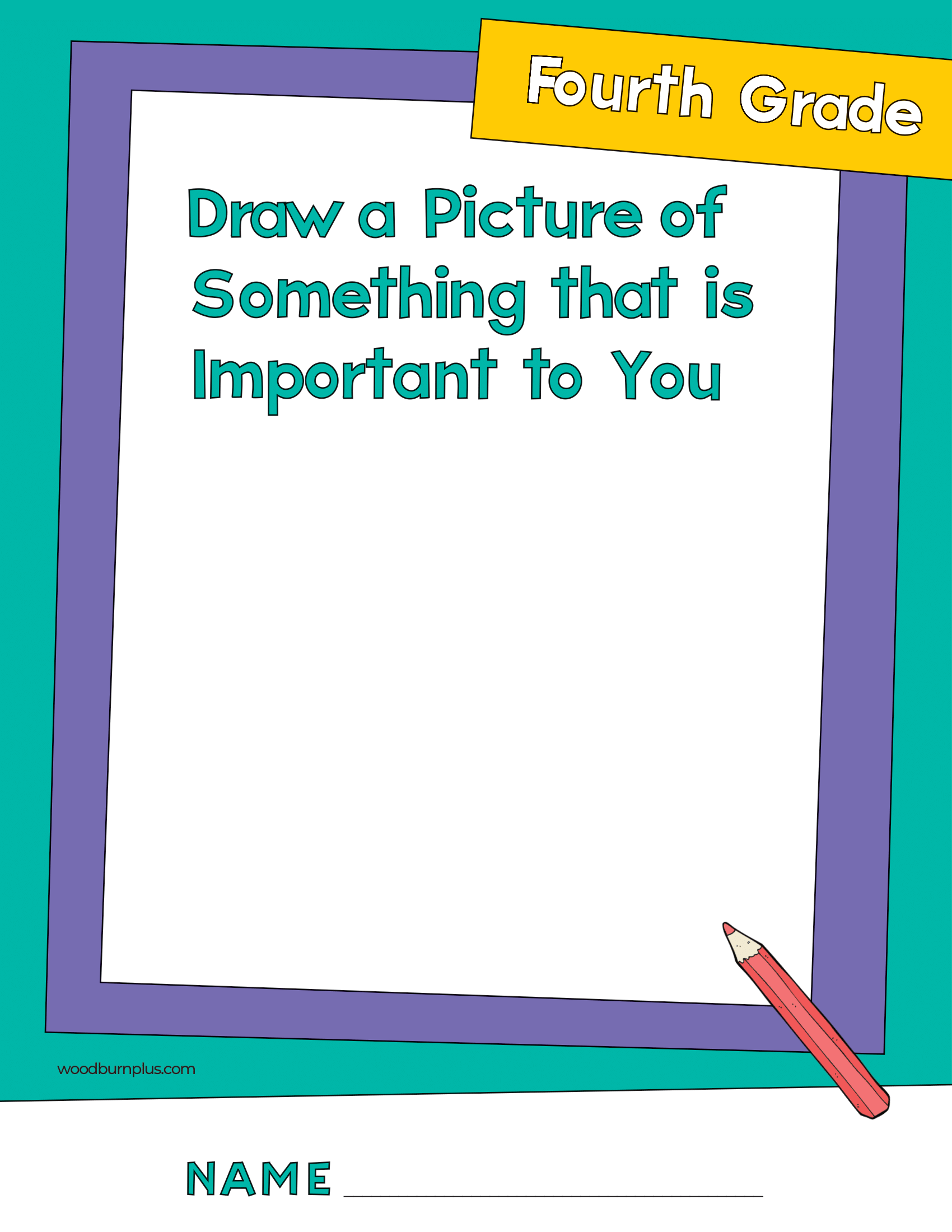 Fourth Grade - Draw Something Important to You