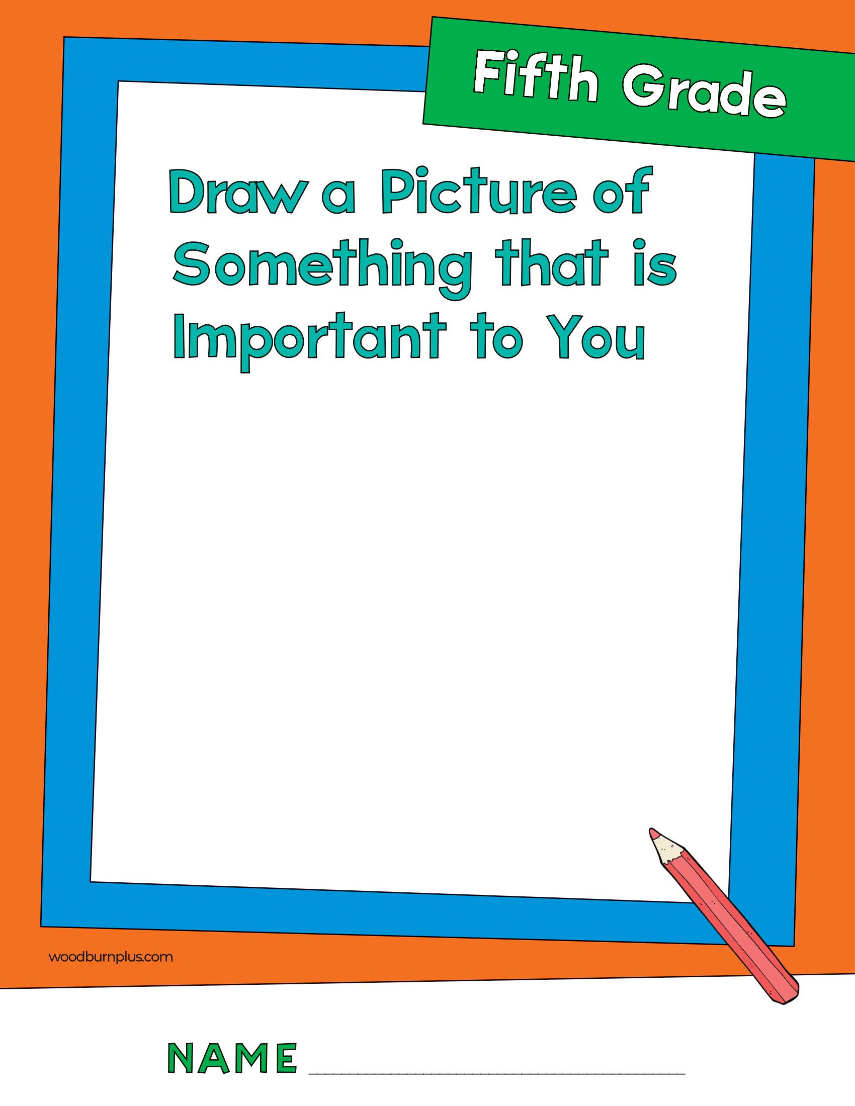 Fifth Grade - Draw Something Important to You