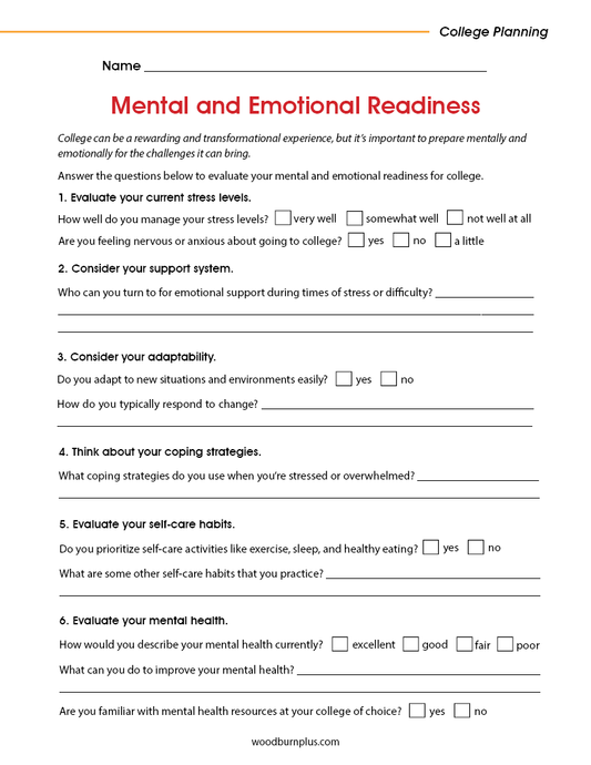 Mental and Emotional Readiness