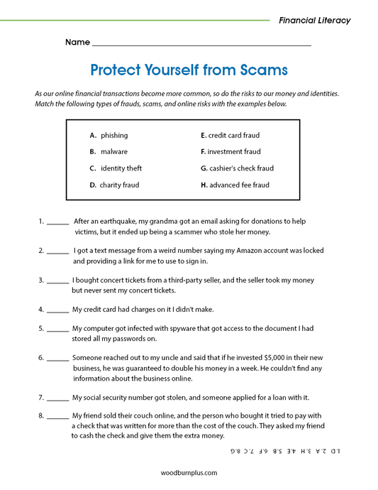 Protect Yourself From Scams