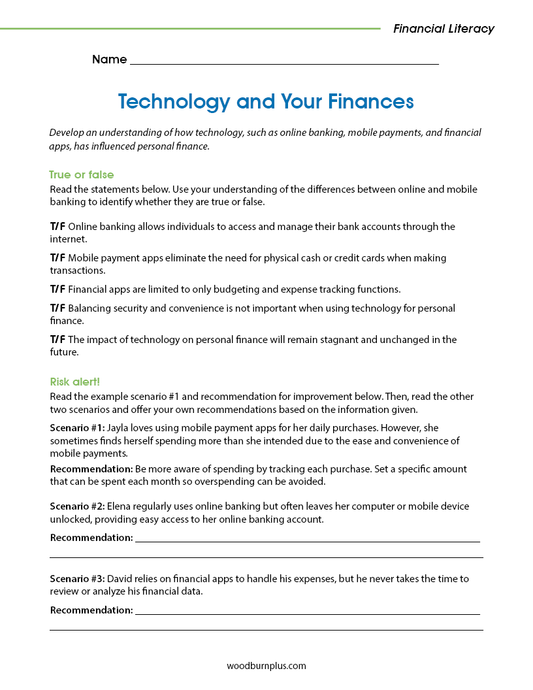 Technology and Your Finances
