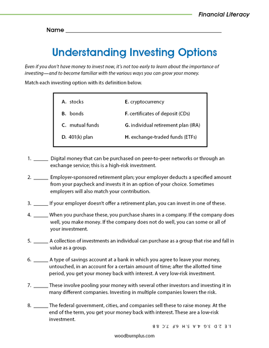 Understanding Investing Options