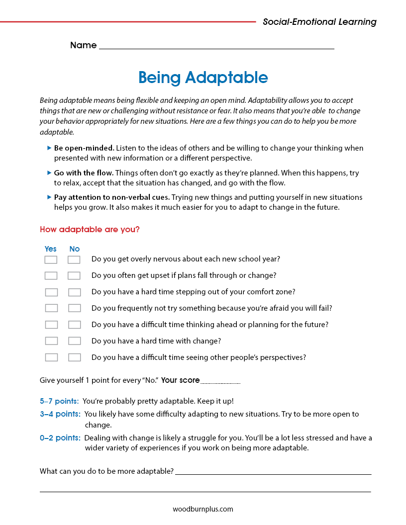 Being Adaptable