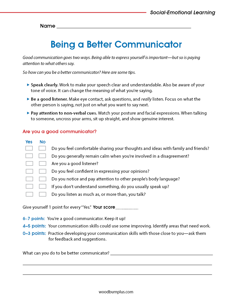 Being a Better Communicator