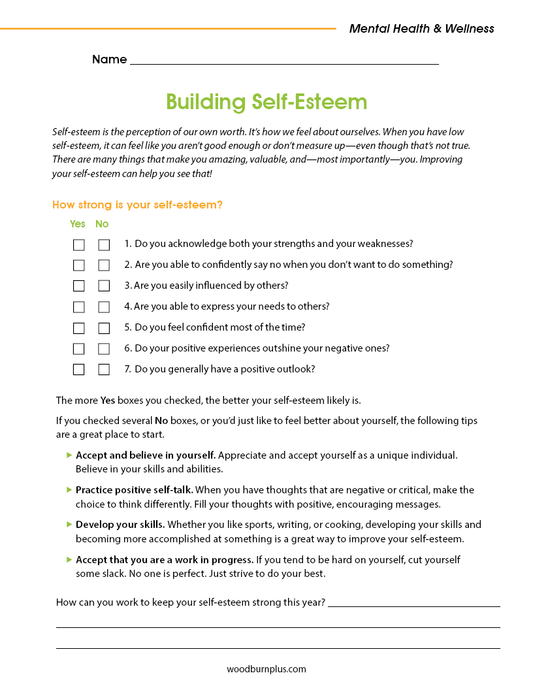 Building Self-Esteem
