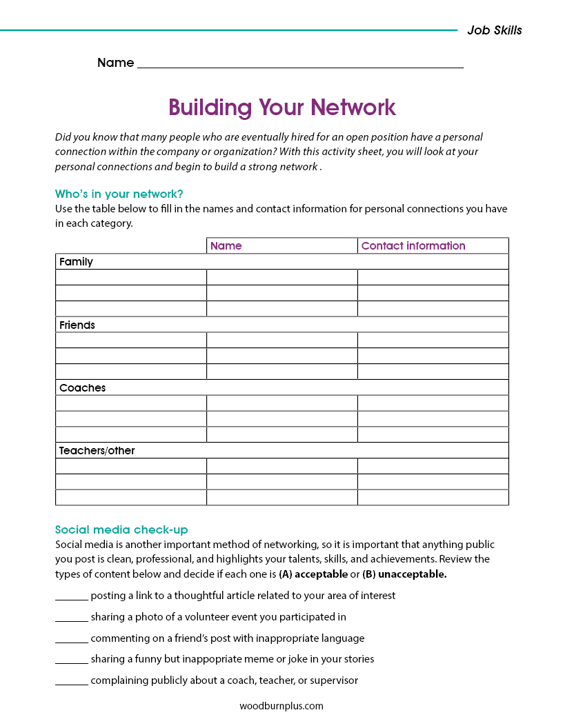 Building Your Professional Network