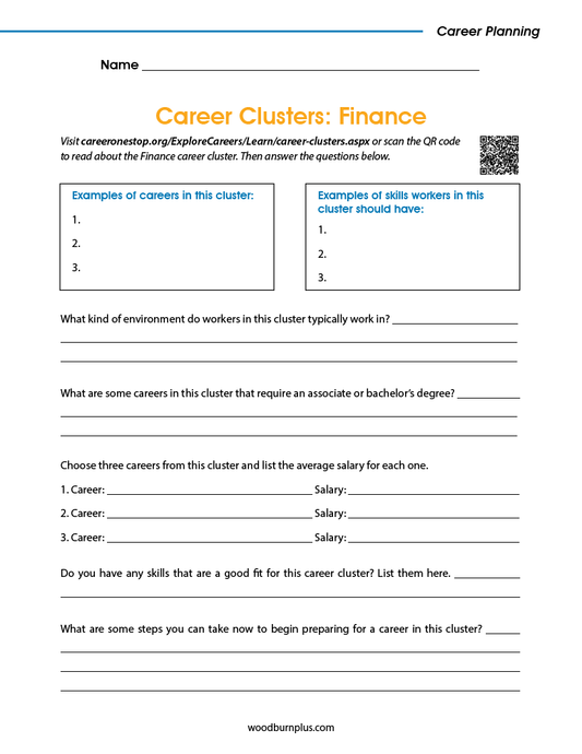 Career Clusters: Finance