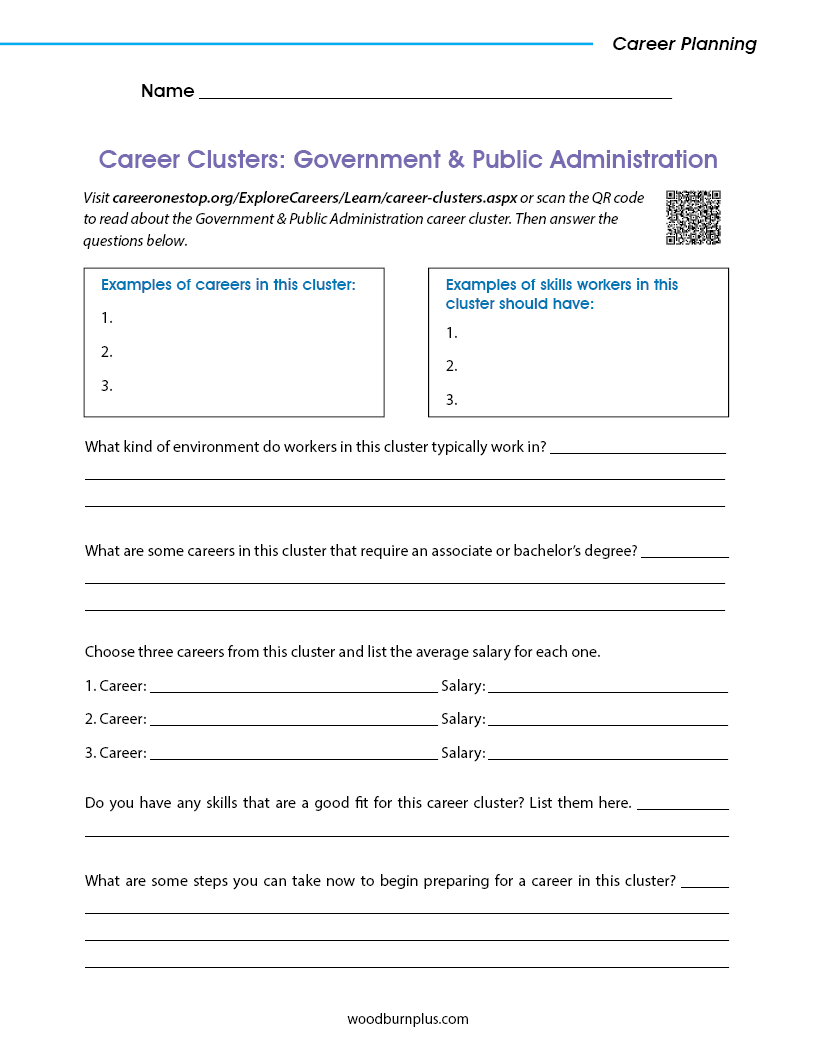 Career Clusters: Government and Public Administration