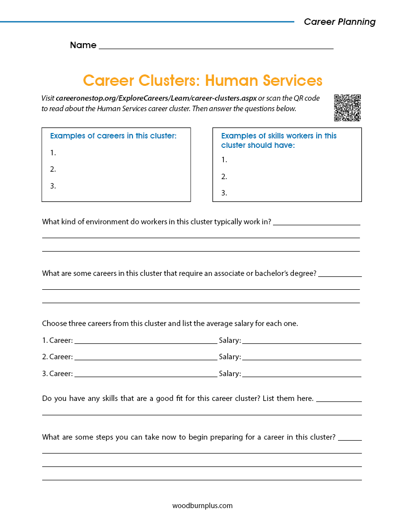 Career Clusters: Human Services
