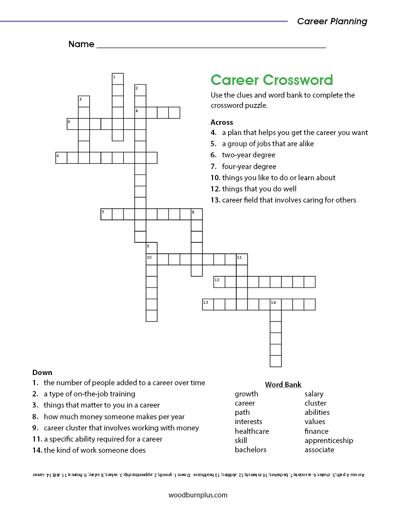 Career Crossword