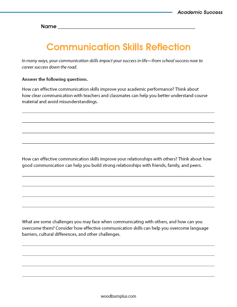 Communication Skills Reflection
