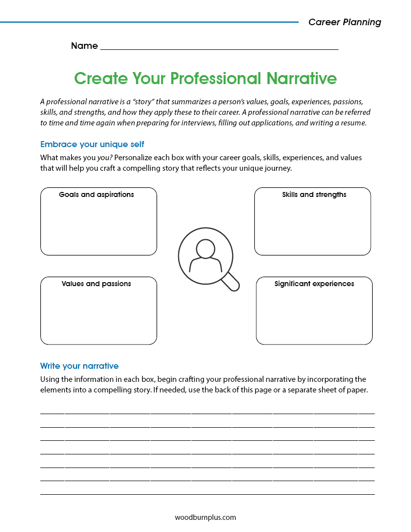 Create Your Professional Narrative