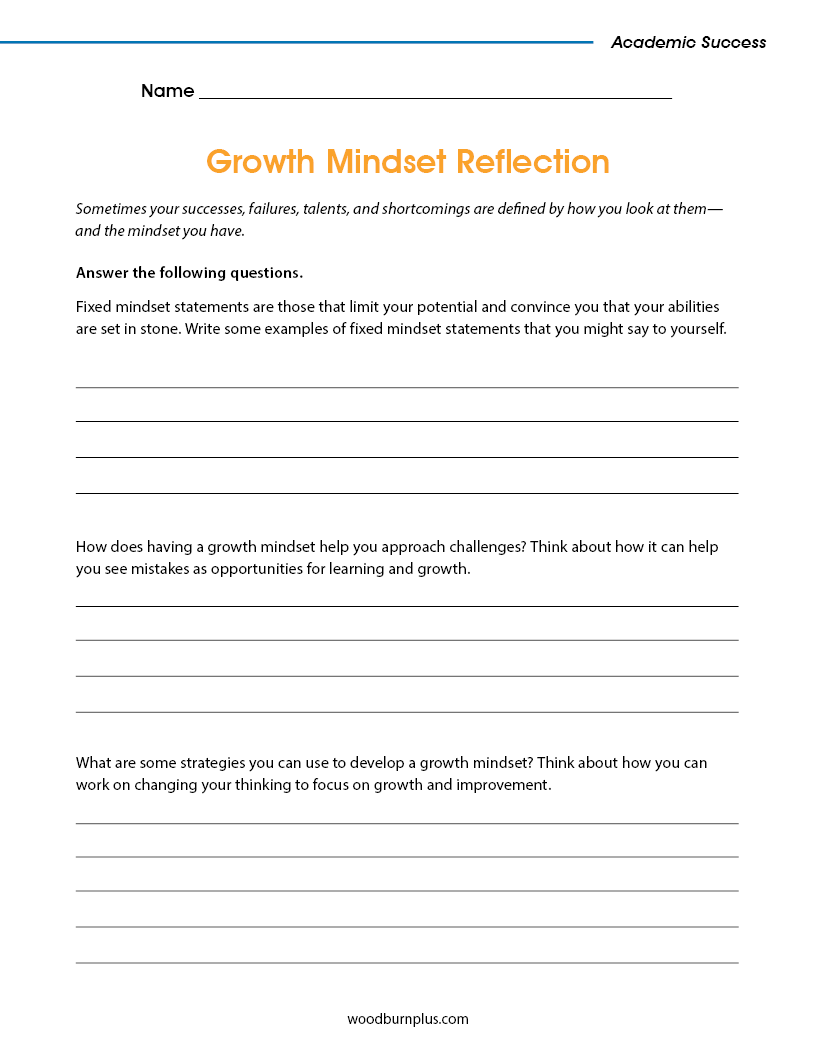Growth Mindset Reflection