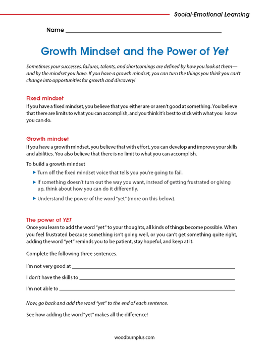 Growth Mindset and the Power of Yet