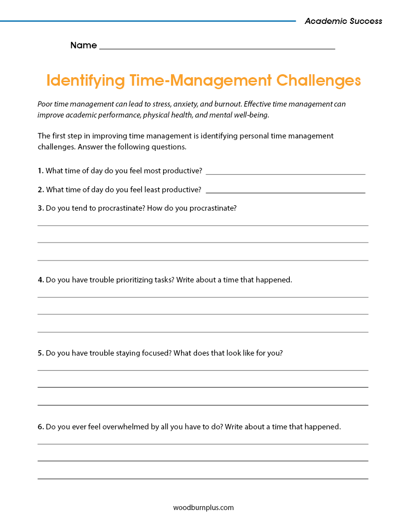 Identifying Time-Management Challenges