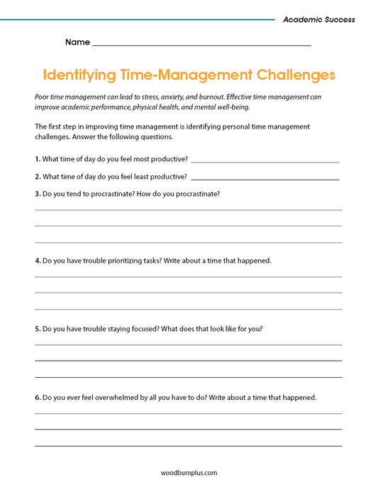 Identifying Time-Management Challenges