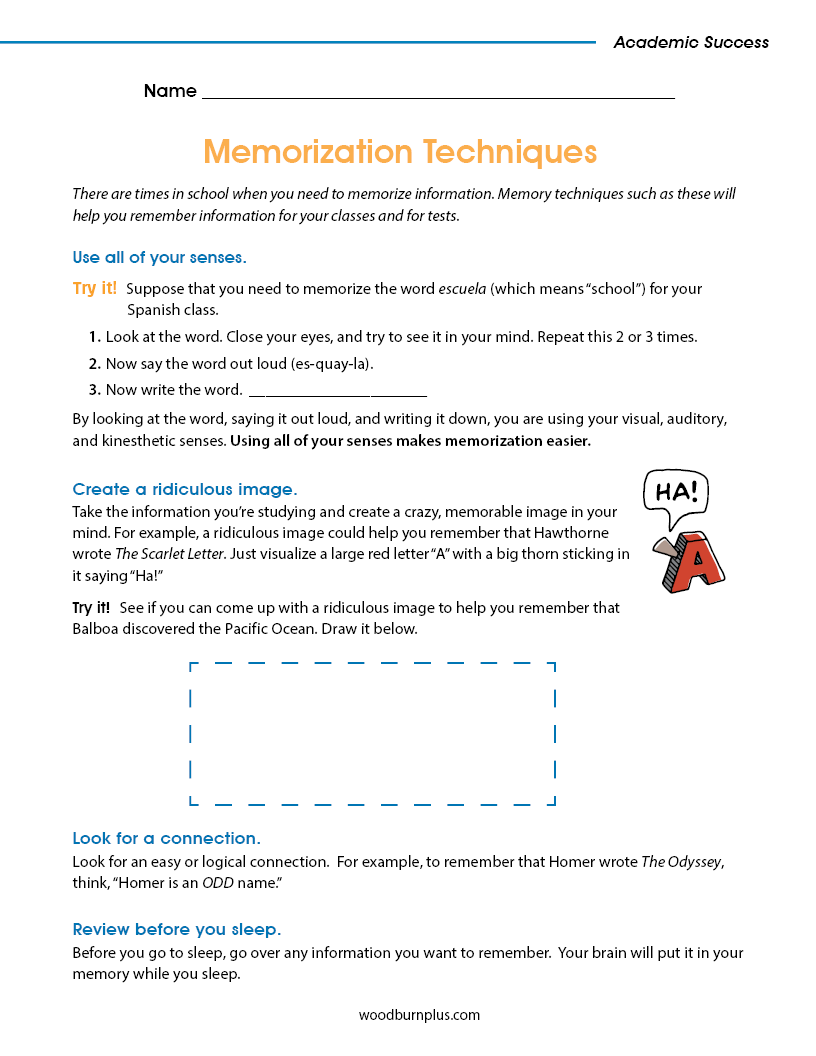 Memorization Techniques