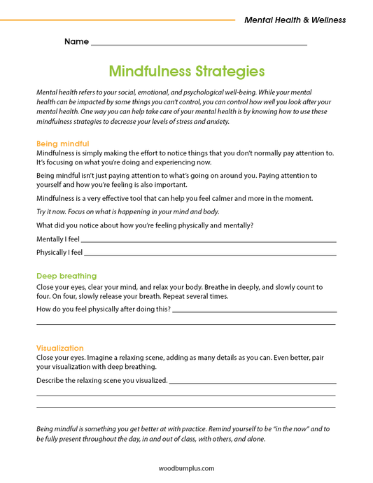 Mindfulness Strategies