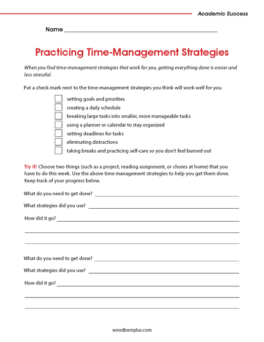 Practicing Time-Management Strategies