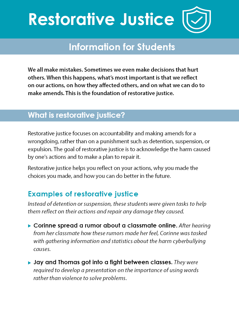 Restorative Justice