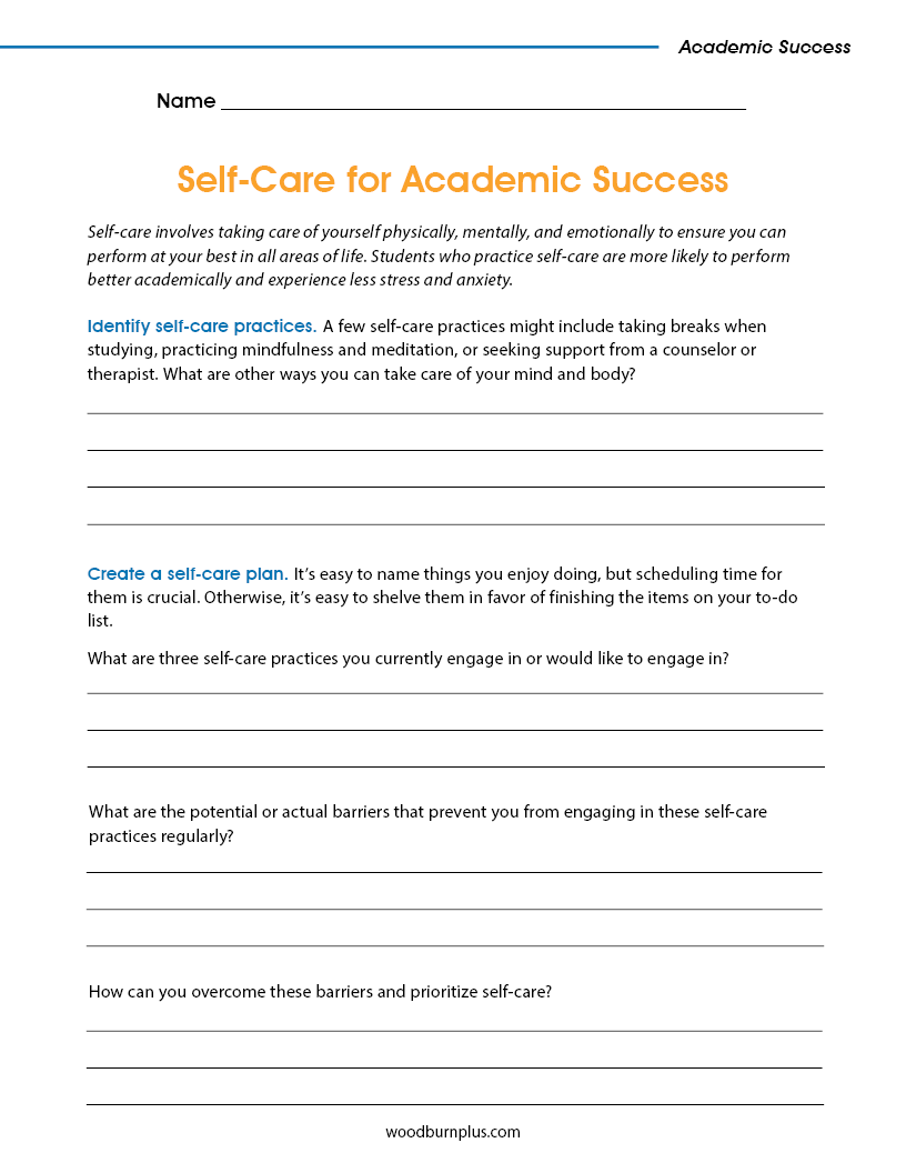 Self-Care for Academic Success