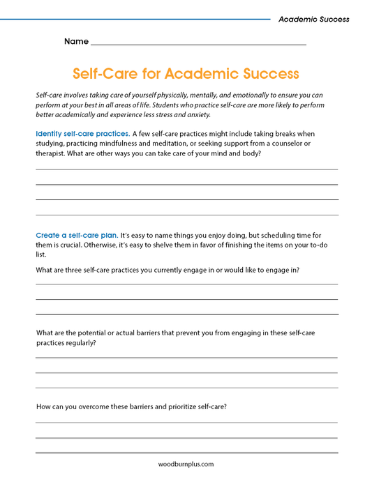 Self-Care for Academic Success