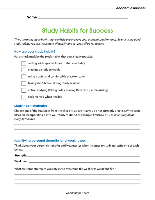 Study Habits for Success
