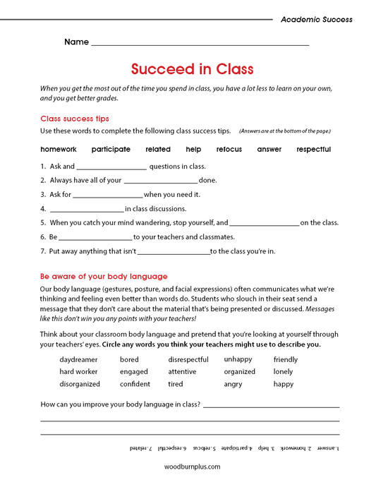Succeed in Class