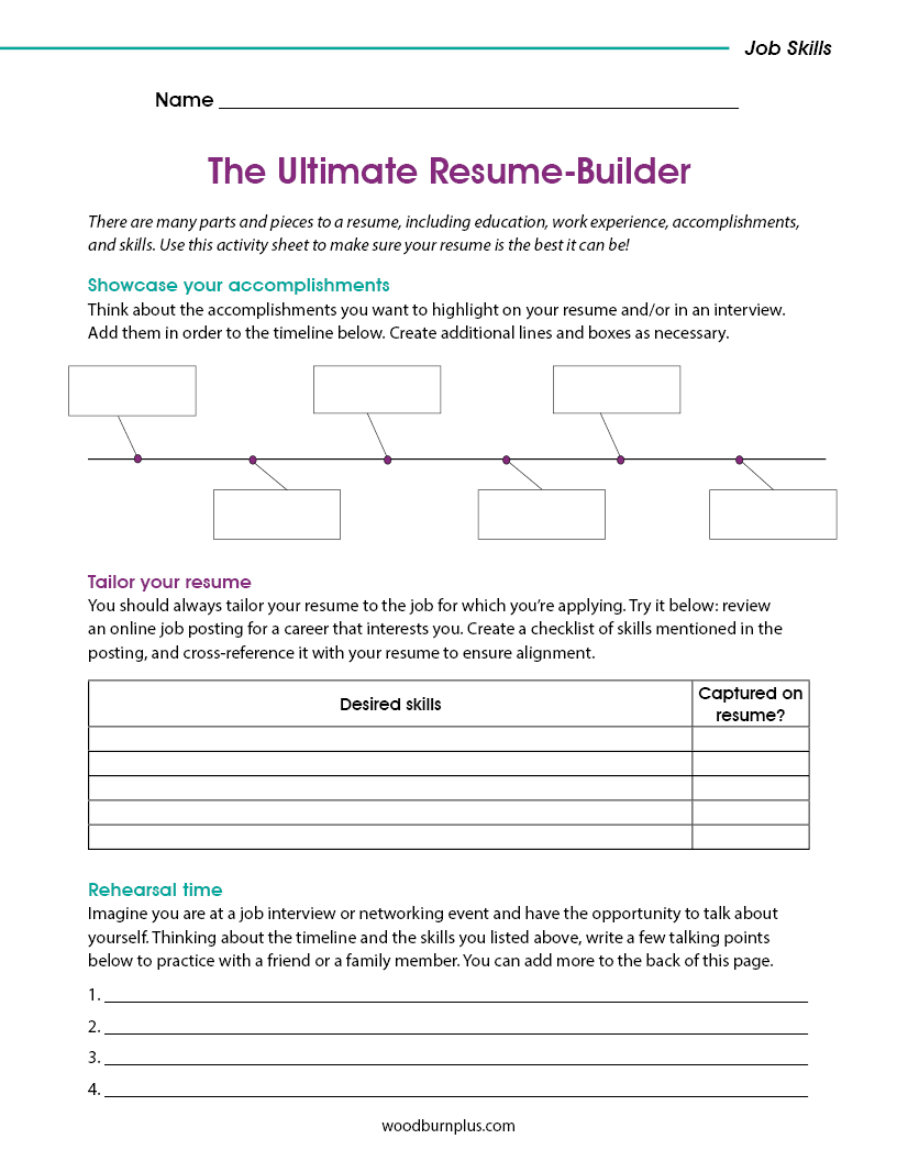 The Ultimate Resume-Builder