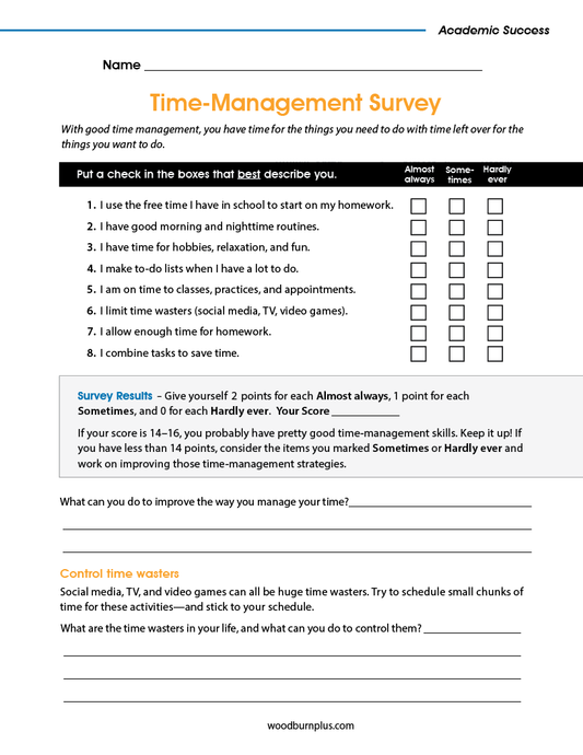 Time-Management Survey