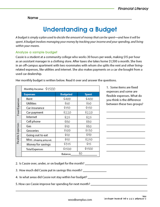 Understanding a Budget