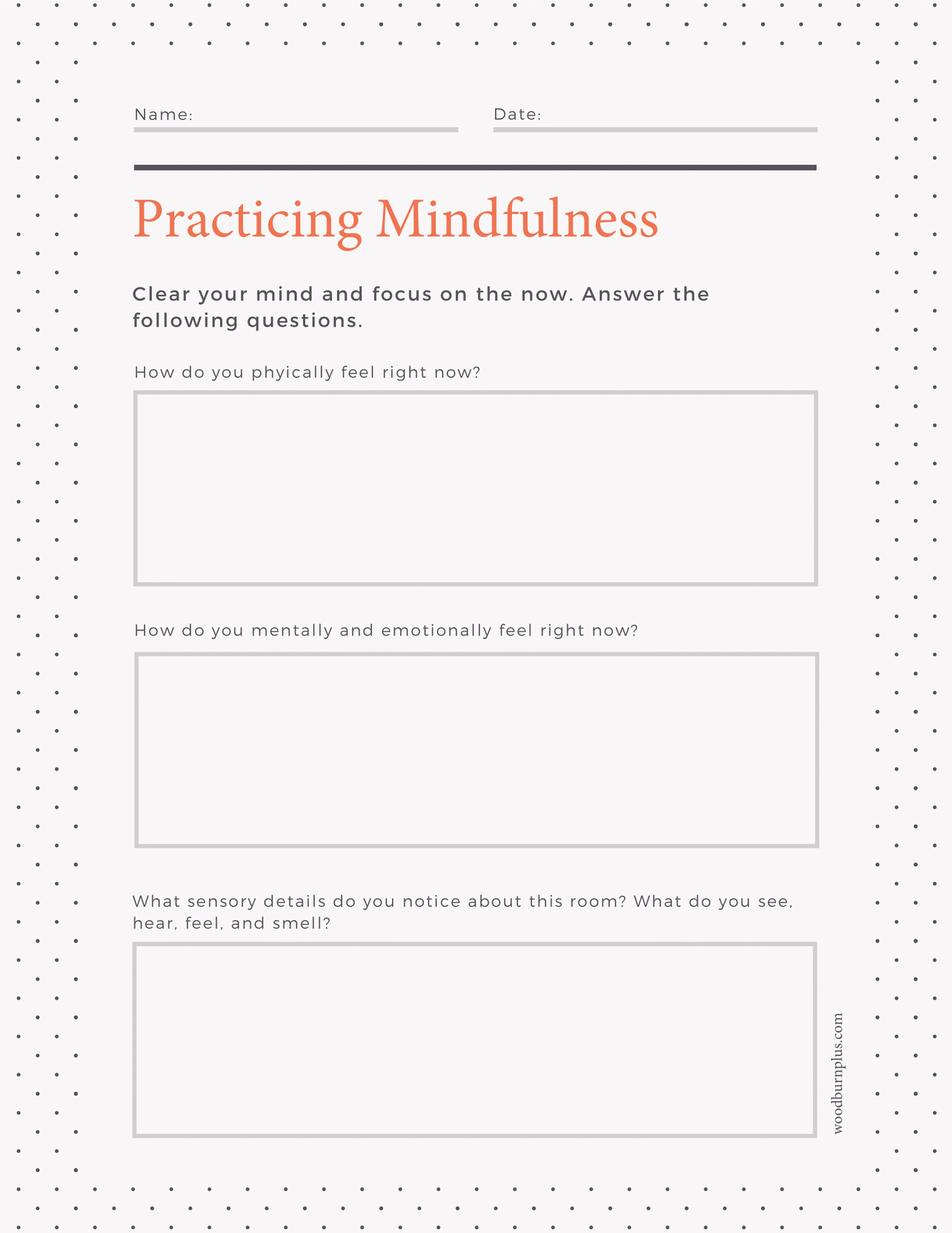 Practicing Mindfulness – Woodburn Plus