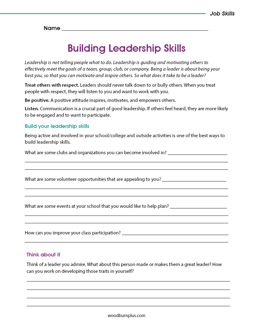 Building Leadership Skills