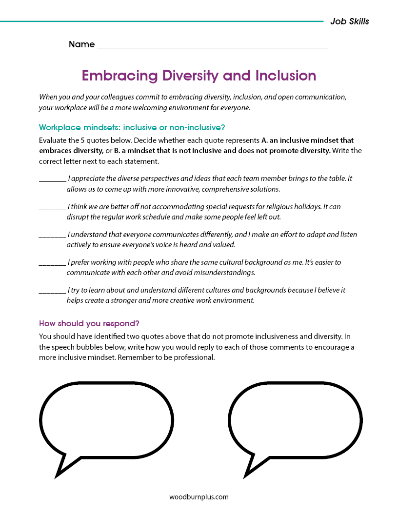 Embracing Diversity and Inclusion