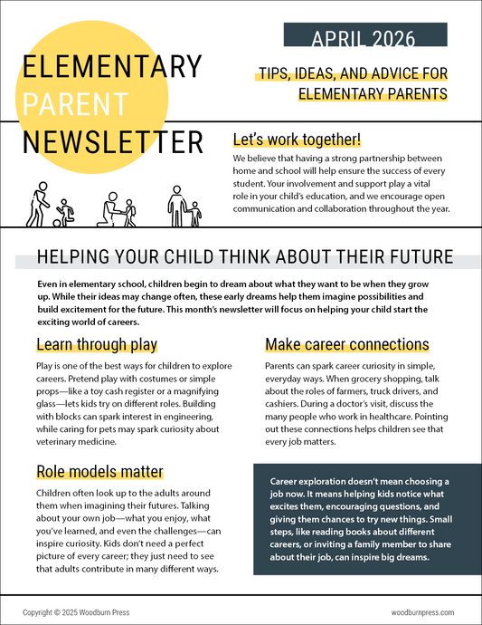Elementary Parent Newsletter - April 2026