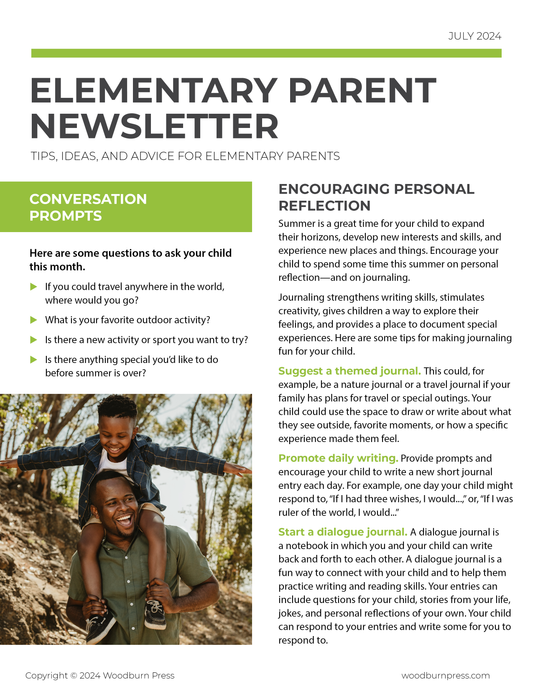 Elementary Parent Newsletter - July 2024