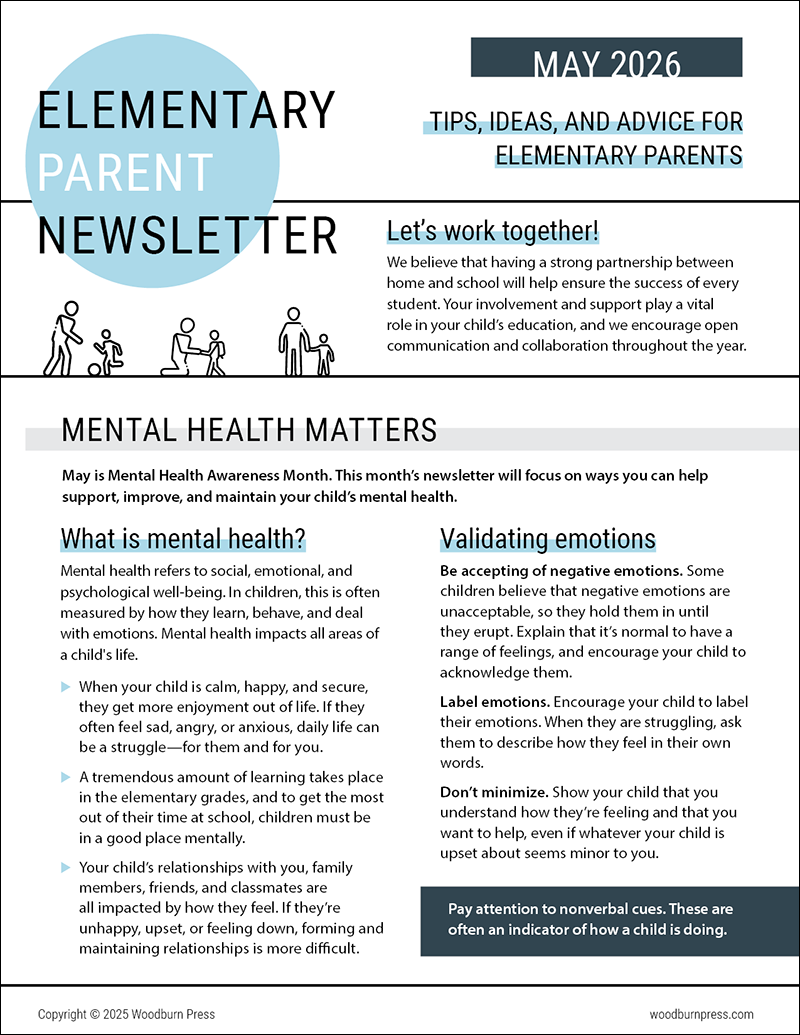 Elementary Parent Newsletter - May 2026