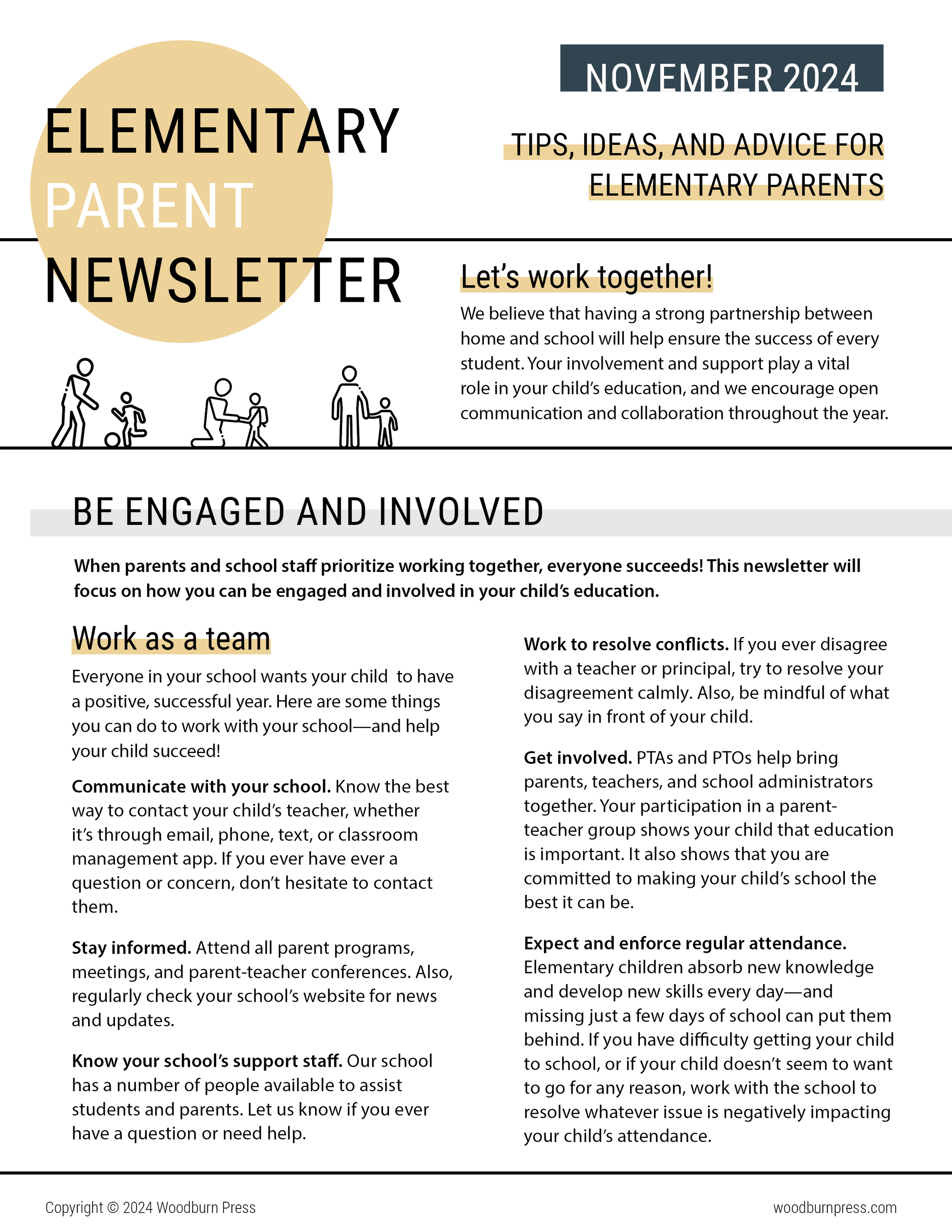 Elementary Parent Newsletter - November 2024