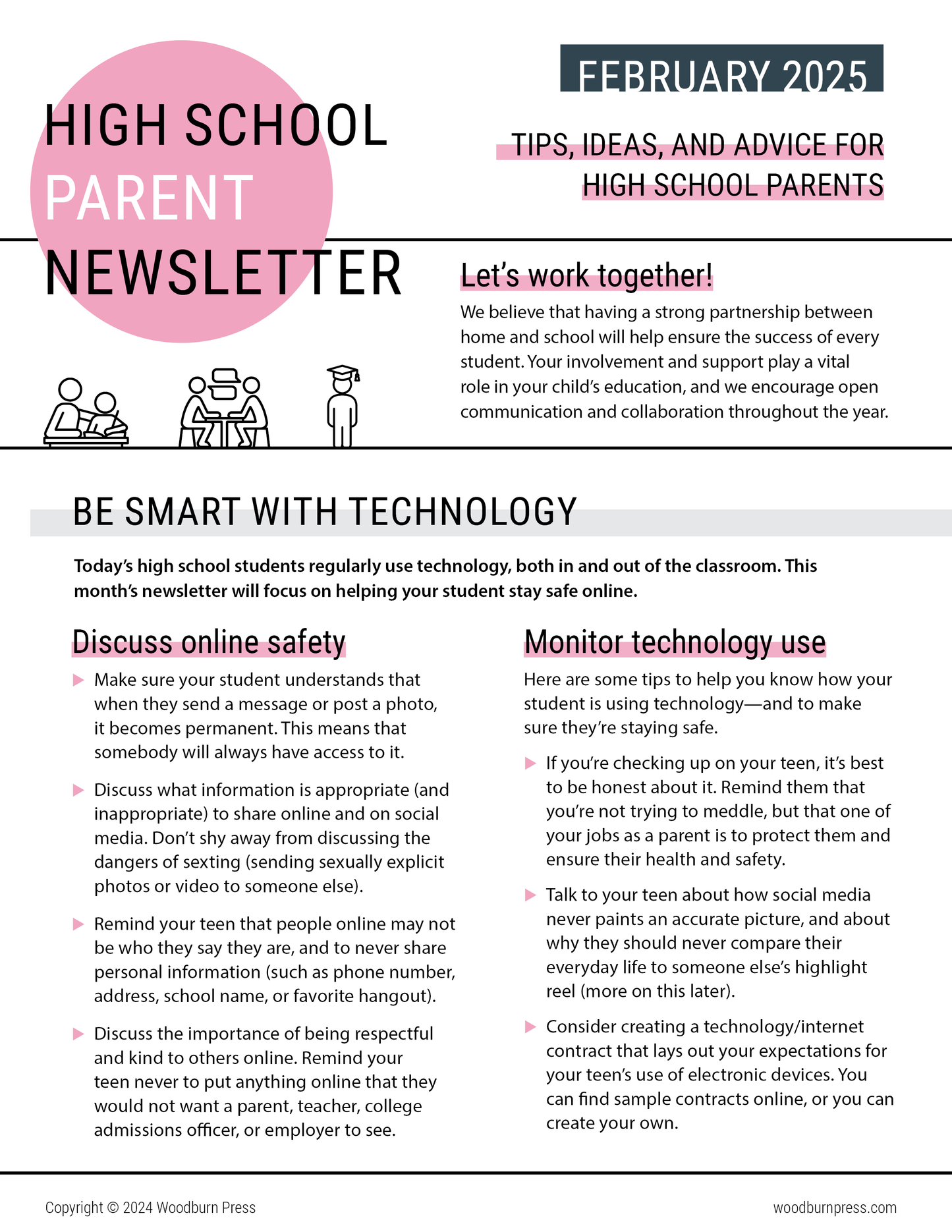 High School Parent Newsletter - February 2025